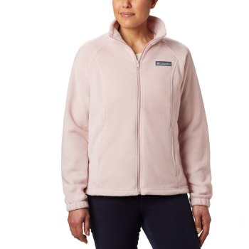 Columbia Benton Springs Full Zip Fleece, Chamarras Rosas Para Mujer | 078296-QVY